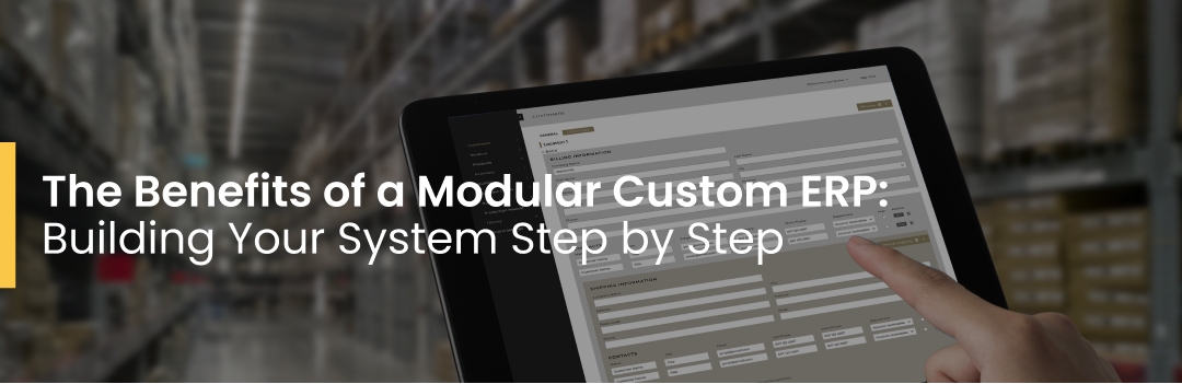The Benefits of a Modular Custom ERP: Building Your System Step by Step