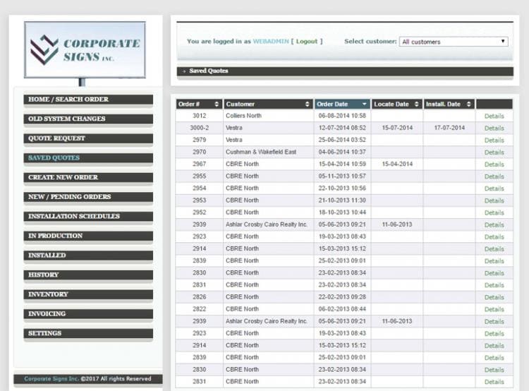 Advanced Production Management Software by Vestra Inet