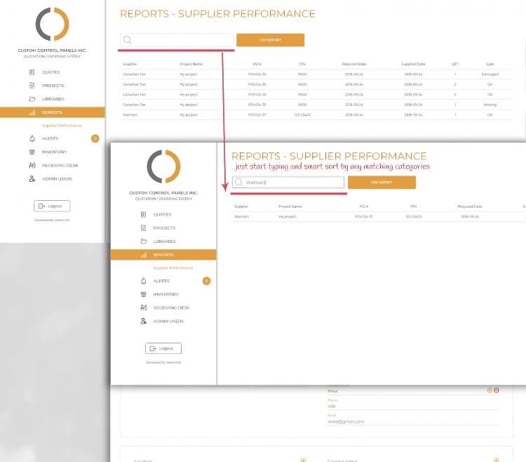 Custom Control Panel
