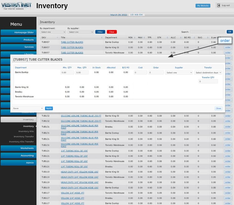 Automated Order and Shipping Processes