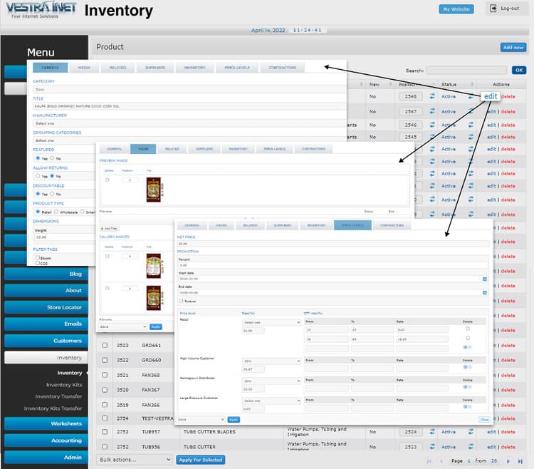 Integrated Distributor Portal System