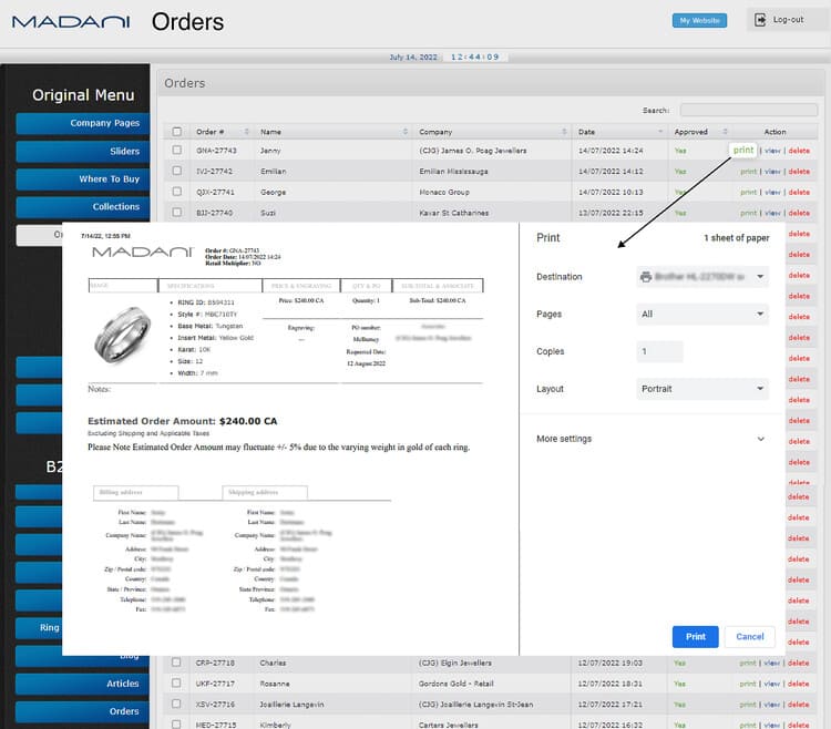 Intelligent Real-time Pricing Calculator