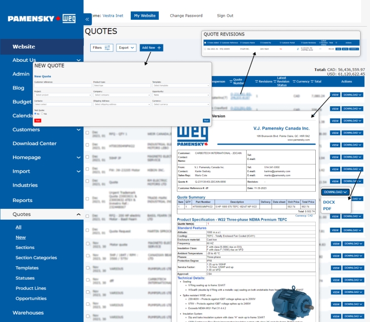 VJ Pamensky Canada Inc.: A Vestra Inet Success Story